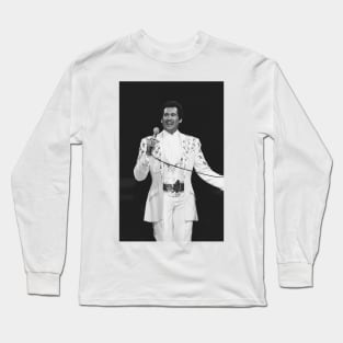 Wayne Newton BW Photograph Long Sleeve T-Shirt